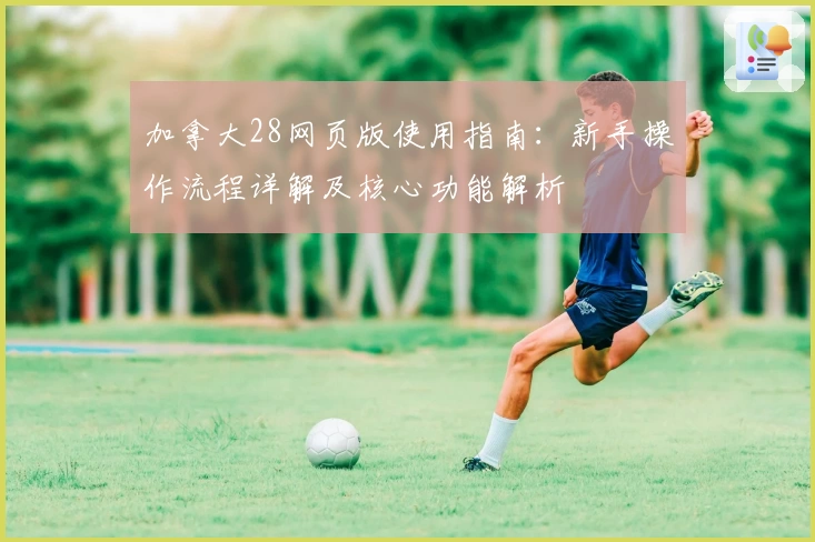 加拿大28网页版使用指南：新手操作流程详解及核心功能解析